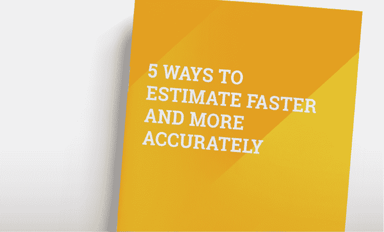 A cover image of our ebook about five ways to estimate more accurately and faster