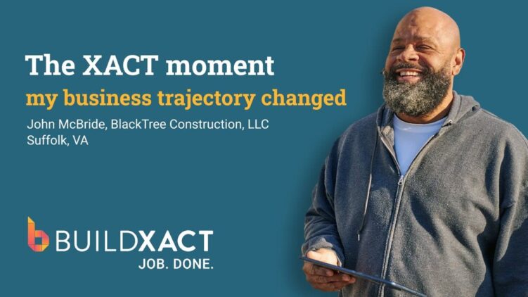 A banner image featuring John McBride of BlackTree Construction LLC