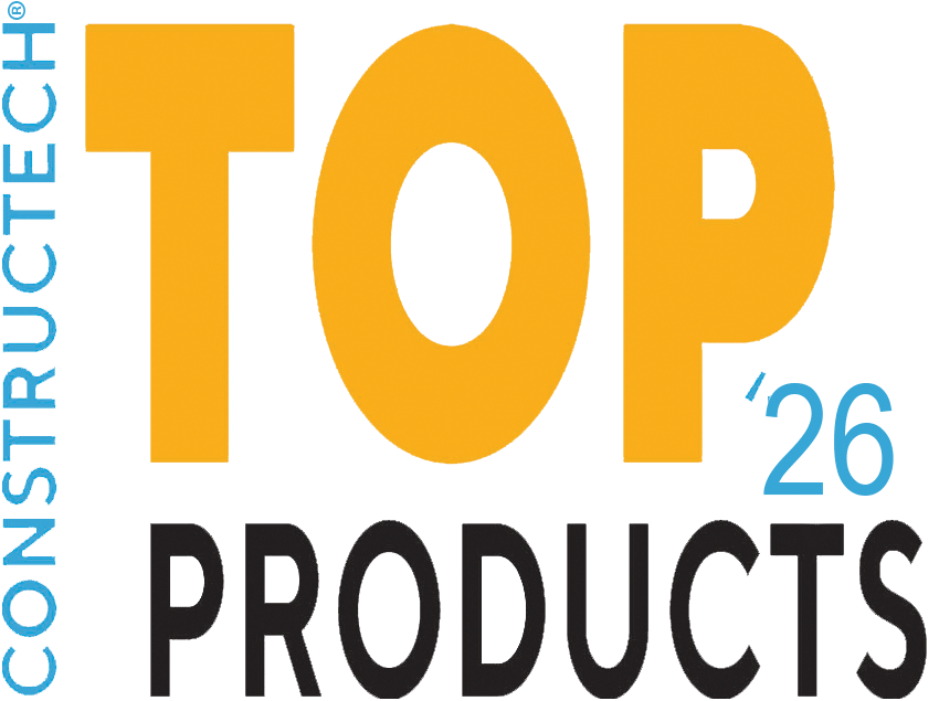 A banner celebrating Constructech Top products of 2026
